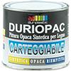DURIPLASTIC Durilux Duriopac Fondo Opaco Carteggiabile Bianco per Legno Pittura Opaca Sintetica ad Alto Potere Coprente Riempitivo (Litri 0,500)