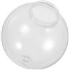 GARVALON Paralume Copertura Elegante in Acrilico Trasparente Resistente alle Intemperie Sferico per Lampione Esterno per Lampada da Giardino e Patio