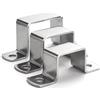 SBTRKT 100x100mm Fascetta for Tubo Quadrata Fascetta for Tubo in Acciaio Inossidabile a Forma di M a Forma di U Rettangolo Quadrato a Cavallo Tubo a Sella Clip Fibbia Gola Cerchio Ohm Tubo Scheda 5 PZ(100x10