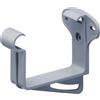 INEFA Staffa per grondaia, supporto per grondaia a scatola, PVC-U 68mm, 20 pezzi, grigio per grondaia in pvc, accessori per grondaie, Made in Germany
