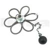 BSD Spazzola a Molla di Pulizia Camino, Spazzola di Pulizia per Cana Fumaria sfera Peso 0.9kg e Occhiello - 200mm