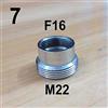 vallxinghe Filetto 16 18 20 22 24 28 interno mm o esterna, un adattatore rubinetto,F16 to M22