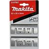 Makita D-07967 - BLister de 2 cuchillas tipo HM de 82 mm para cepillos 1100 1923b kp0800 kp0810 kp0810c