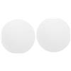 AUTSUPPL Paralume Vetro Bianco Opalino Sferico per Lampadari G9 Base in Metallo, Set 2 Pezzi, Design Elegante e Moderno per Camere da Letto e Soggiorni