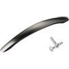SOTECH 5 x SOTECH maniglia per mobili maniglia ad arco DEJA BA 128 mm look acciaio inox scuro