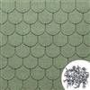 MASTERBRICO Tegole Canadesi per Tettoia Esterno 2,32 mq (16 Pz) - Tegola Canadese Bituminosa e Flessibile con Chiodi Inclusi - Facili da Installare, Resistenti a Intemperie e UV (A005)
