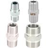 SSOPTMCB 200 Bar 1/8 1/4 3/8 1/2 3/4 1 1-1/4 1-1/2 2 NPT Male 304 Stainless Steel Hex Nipple Forged Pipe Fitting Water Gas Oil(3/4'')
