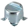 GENERICO 4392104 BATTENTE ARRESTO CANCELLO A MURARE 380 COMBI In acciaio zincato. Base Mm. 97x97.ZINCATO MM 103X103 H.MM 72/89