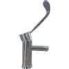 BAGNOCLIC Miscelatore per Lavabo in Ottone Cromato con Maniglia a Leva Clinica | Design Elegante e Igienico | Apertura Facile anche con Gomito | Ideale per Bagno Moderno o Professionale