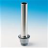 LIRA SIFONI 1911T PILETTA SFIORATORE, Acciaio Inox Satinato, LUNGHEZZA UTILE TUBO 350 mm