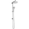 IDRO BRIC SCACOL0092CR Colonna Doccia Margarita in Ottone con Presa d'Acqua, Grigio, Set di 20 Pezzi