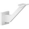 Sellon24® Supporto per corrimano da parete in legno RAL nero antracite bianco ringhiera scale in acciaio interno/WPP 55 rotondo 42,4 (WPP55 bianco)