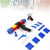 ieLsngai Pistola in silicone ad aria compressa, pistola in silicone, 310 ml, pistola in silicone, dispenser di cartucce pneumatiche + accessori