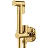 FQYEP Doccetta Per Bidet Universale Doccetta Bidet Regolabile Doccino Da Bidet Per Wc Maniglia Singola Tutto In Rame oro tubo Di Acciaio Inossidabile