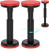 Fyeme 2 aste di supporto telescopiche regolabili, 18-45 cm, supporti di montaggio, supporta fino a 200 kg, supporti telescopici per armadi, armadi, TV, mobili da cucina (2 pezzi)