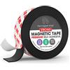 The Magnet Shop TMS Nastro magnetico per artigianato (extra forte, 50 mm di larghezza, 3,0 mm di spessore, 1 metro)