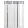 Fondital V710AM04406 Radiatore in alluminio pressofuso Exclusivo D3, Interasse 600 mm, 6 elementi, bianco