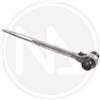 OEM CHIAVE per PONTEGGI A CRICCHETTO in acciaio ZINCATA 21x22 mm