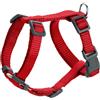 HUNTER pettorina per cane LONDON VARIO RAPID a Y, regolabile in 4 punti, con chiusura di sicurezza, resistente, leggera, facile da pulire, asciugatura rapida, colore: rosso, taglia S