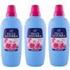 Felce Azzurra 3x Felce Azzurra - Ammorbidente Rosa & Fiori Di Loto, Profumo Inconfondibile, Capi Morbidi - 30 Lavaggi - 2Lt
