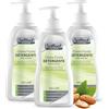 Soffisof Crema Fluida Detergente 500 ml - 3x Detergente Senza Risciacquo Anziani, Adulti, Allettati - Pelle Sensibile Idratata e Protetta - 3 Flaconi da 500ml - Con Urea e Olio di Mandorle Dolci