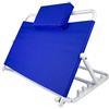 Mobiclinic, Schienale letto, Supporto schiena, Regolabile, Da 45º a 60º, Cuscino poggiatesta, Blu