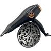Generico Asciugacapelli Professionale Phon 4800W 2 Velocita' 3 Temperature Potente Temperatura Costante Parrucchiere Led Ioni Negativi Led Blu