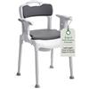 Etac Swift - Sedia Comoda, Seduta da 46 X 41 cm, Altezza delle Gambe Regolabile, Leggera, si Sposta Facilmente