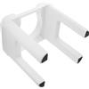 SAFIGLE Sgabello 34 Cm di Altezza in Pp Bianco per Adulti e Anziani per Wc Comoda e Resistente Adatto Camere