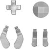 Akozon Tasti Direzionali per Controller di Gioco di Alta qualità con 4 Paddle per One Series 2