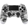 TUOZHE Wireless Remote Controller for PS4, Replacement for Play Station 4 Game Controller with Dual Vibration Gamepad Joystick (NOT-OEM, Grey)