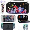GLDRAM Custodia da trasporto a forma di fungo magico per Nintendo Switch, borsa da viaggio resistente con cover protettiva glitterata, protezione schermo HD Utral, tracolla e tappi per pollice, per