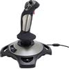 XUMIUZIY Joystick per Simulatore di Volo, Controller per Stick di Volo Cablato USB con Vibrazione e Acceleratore, per WinOS 7 8 10 11