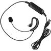 Generic Cuffie USB con Gancio per L'orecchio Comode Cuffie per Notebook per Skype/QQ/MSN, Plug and Play, Prestazioni Elevate, per Giocatori, 1 Pezzo