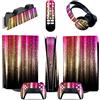 LNMLRBXEXZ Adesivo Skin Per PS5 Console Disc Edition & Digital Edition Sticker Vinyl Decal Cover Per Ps5 Controller & Charging Station & Headset & Media Remote 22541 Decalcomania Per Cover(Disc Version)