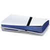 Generico Console in fibra di carbonio copertura della pelle Adesivo per PS5 Pro Console Host Centro adesivo striscia decalcomanie gioco console accessori (Fibra di carbonio blu)