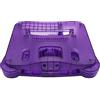 BITFUNX Guscio di ricambio N64, custodia protettiva trasparente per console di gioco N64 tutte le versioni