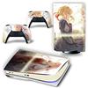 GALSOR Protettivo Per PS5 Skin Disc Edition Anime Console E Controller Vinile Cover Skin Wraps Per PS 5 Disc Version 33009 Senza Bolle E Senza Residui