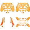 Generico Pannello di ricambio trasparente minimalista per GameSir G7 Pro, controller da gioco Elegante copertura per PC resistente alla polvere e ai graffi Accessori (arancione trasparente)