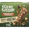 Gran Cereale, Barrette con Cioccolato Fondente, Avena e Nocciole, Snack di Frutta Secca, Confezione da 4 Barrette