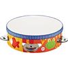 John Adams , Sevi - Wooden Tambourine: Christmas, baby shower, birthday or Christening gift for kids, Kids musical Instruments , Ages 2+
