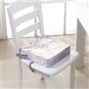 FANSU Rialzo da Sedia per Bambini, Marmo Stampa Comodo e Smontabile Cuscino Seduta per Sedia Cuscino Alzasedia con Cinghie Lavabile per Seggioloni Alza Sedia (Viola,32x32x8cm)