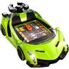TTETTZ Giocattoli per volante musicale, giochi da tavolo avventurosi, controller di guida ta, Verde