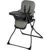 Bebeconfort ebeconfort Lily - Seggiolone per bambini, 6 mesi a 3 anni, 9-15 kg, pieghevole ultra compatto, leggero (4 kg), facile da pulire, comodo imbottito, pieghevole con una sola mano, Mineral Grey
