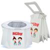 Nuby Vasino da viaggio usa e getta con fodera, pieghevole e portatile; vasino essenziale per campeggio, viaggi e viaggi in auto, vasino da viaggio per bambini, confezione da 1