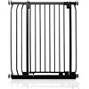 Safetots Cancelletto di Sicurezza Elite Extra Alto, 80cm - 89cm, Nero Opaco, Extra Alto con 96.8cm di Altezza, Cancelletto di Sicurezza a Pressione per Scale, Barriera di Sicurezza