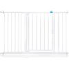 Bettacare Cancelletto per Scale con Chiusura Automatica, 125,4cm - 132,4cm, Bianco, Cancelletto di Sicurezza a Pressione, Cancelletto per Bambini, Barriera di Sicurezza per Porte e Corridoi
