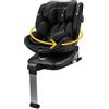 OSANN - ENO360 SL Seggiolino auto girevole Isofix i-Size con cavalletto - 40-150 cm - da 0 mesi a 12 anni - GRUPPO 0+, 1, 2, 3 - Nero