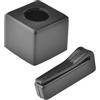 Generic Porta gessetti magnetici per stecca da biliardo, organizer con gancio per cintura, portatili e resistenti per piscina, custodia per gessetti da biliardo di alta qualità per tornei, club