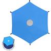 MQIAN Copertura Parasole per Trampolino, Ø 183 244 305cm Tenda Parasole Trampolino, Accessori per Trampolino Resistente ai Raggi UV Impermeabile (Blu 183cm)